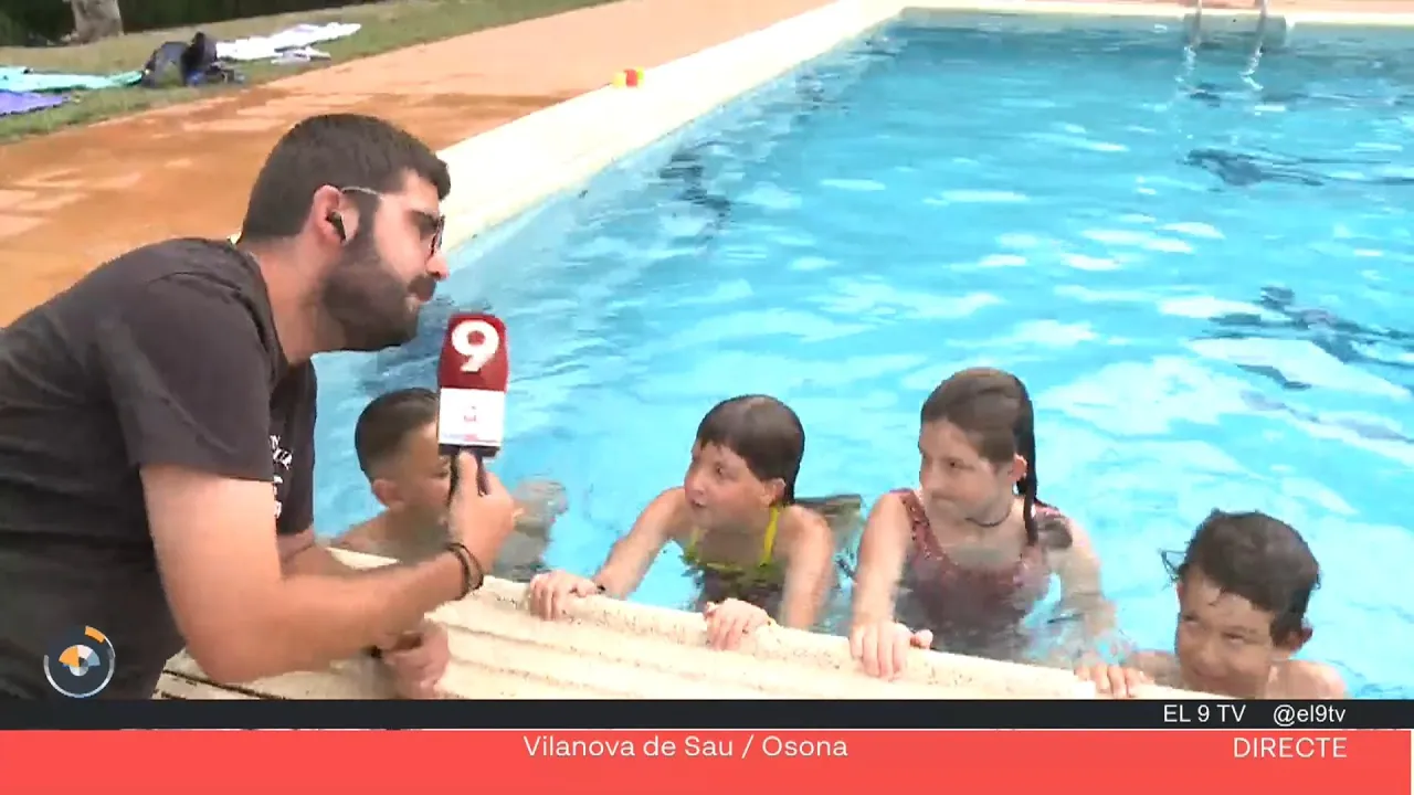 Un estiu no és estiu si no es gaudeix de l’aigua a la piscina, com a Vilanova de Sau