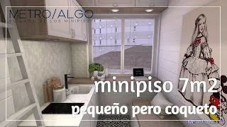 minipiso 7m2 / 75sqft (imposible tanto en tan poco espacio)