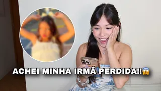 REAGINDO AO VÍDEO DESSA YOUTUBER SE TRANSFORMANDO EM MIM!! *ficou igual?*