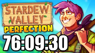 How fast can I get 100% completion in Stardew Valley?