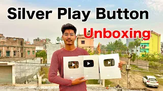 Silver Play Button Unboxing ❤️|| 🙏Thank you for your support || Mr king