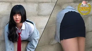 벽에 끼인 일진녀에게 복수하기