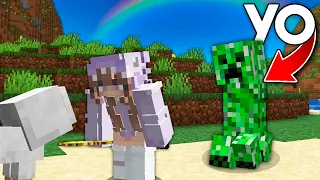 Me INFILTRE como CREEPER al MUNDO SECRETO de mi NOVIA en MINECRAFT 😂