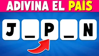 Adivina el PAÍS sin VOCALES 🚩🌍 Fácil, Medio, Difícil, Imposible 🤓🧠 Quiz de Países