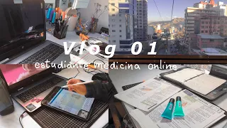 VLOG UN DIA COMO ESTUDIANTE DE MEDICINA |ONLINE
