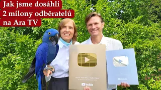 784 - Jak jsme dosáhli 2 milióny odběratelů na Ara TV do 8.5.2025. Nyní máme 2,3 milionů odběratelů.