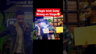 Magic Trick Gone Wrong on Stage😳|Abhay Magic| Future Prediction