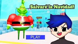 EL GRINCH SE INFILTRA EN LA PRISION DE BARRY EN ROBLOX | Grinch Barry's Prison Run! (Obby) 🍬