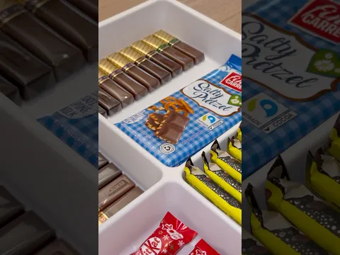 BEST SNACK DRAWER ORGANIZATION! 🍫🍪🍰 #asmr #organization #snacks #food #satisfying #aesthetic