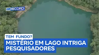 Lagoa intriga moradores e desafia exploradores