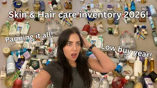 Skin & Hair Care Inventory 2026 - LOW BUY YEAR!