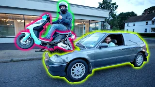 MOPED powered CAR!