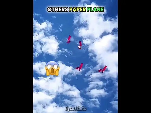 Others vs THE Real One Paper Plane