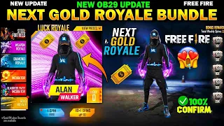 Next Gold Royale Free Fire | New Gold Royale After Update|next gold royale bundle after update|ob 29