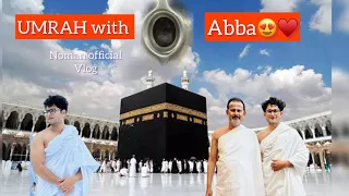 Umrah with My Abba😍♥️| kaabe ke firse Deedar kiye😍😭| Noman Official | 2nd Umrah Vlog | Mecca🕋