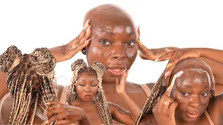 Sooo I Tried 40in Knotless Goddess Braided Full Lace Wig | Shalom Blac