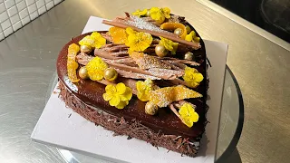 Orange Chocolate Mousse Cake