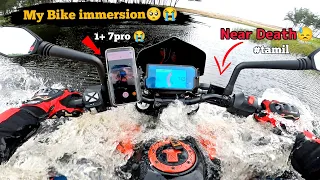 Our bike immersion😭 Duke 390 | Near Death🥺 | Nithish Rider 18