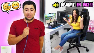 Le ARRUINÉ el DIRECTO a mi NOVIA a ESCONDIDAS 🤣🤫 *me descubrió* - BROMA