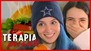 ANGIE VELASCO Y BRI DOMINGUEZ PRUEBAN LA SALSA MÁS PICANTE DEL MUNDO | TERAPIA PICANTE