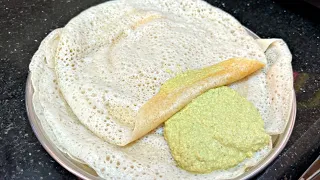 ಹೊಸ ಬ್ರೇಕ್ಫಾಸ್ಟ್,ಯಾವುದೇ ಹಿಟ್ಟು ನೆನೆಹಾಕದೆ ಹತ್ತಿಯಂತೆ ಮೃದುವಾದ ದೋಸ ಹಾಗೂ ಚಟ್ನಿ |No Need To Soak |2022