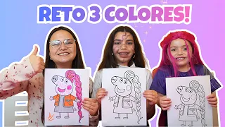 😍3 MARKER CHALLENGE🐽PEPPA RUMI. GUERRERAS K-POP VERSIÓN PEPPA PIG #3markerchallenge