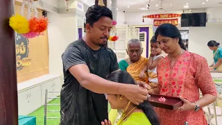 Married again with my Mannavar 💗 Gold thali after a year