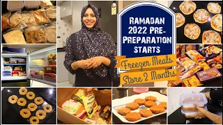 Ramadan pre-Preparation Starts 2022/ make and freeze Iftar recipes / Ramadan 2022