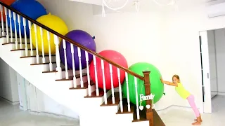 Indoor Fun with Big Giant Balloon
