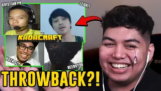 Reacting To Kadacraft's "OLD VIDEOS" (ft. KristianPH, Beebuyog, Slytheminer & JZGrit)