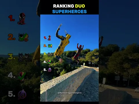 Ranking Duo Superheroes