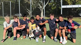 Bilaal batting practice with @kingscollegeauckland9820 boys. #cricket #championstrophy2025 #wpl2025