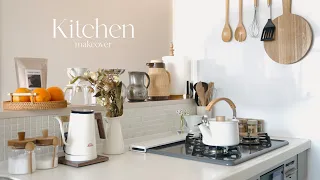 【キッチンDIY】賃貸でも理想の台所は作れる🍳タイルシートで手軽に模様替え｜セリア, ZARA HOME