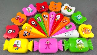 Rainbows SLIME 🌈 Looking Numberblocks, Pinkfong, Paw Patrol in Rainbow Colorful! Satisfying, ASMR