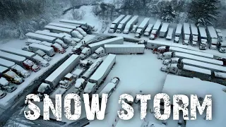 Snow Storm Hits Wisconsin In Spring | Pinoytrucker
