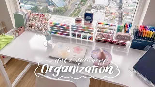 Tham quan bàn học trong mơ của Khả Di | Desk & Stationery Organization | Desk Setup 2022 | Chaukhadi