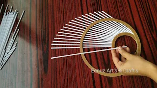 2 Paper Wall Decorations-Paper Flower Wall decor-Home Decorating Ideas#papercraft#walldecoration#diy