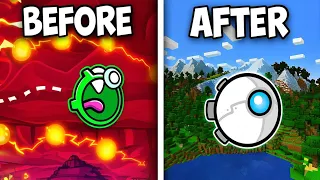 Playing Minecraft Levels in Geometry Dash!