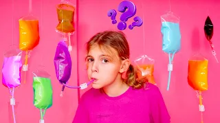 A gyerekek szórakoztató kihívásokat teljesítenek, hogy megszabaduljanak az óriás lufikockától!🎈🎊