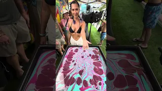 Prettiest Marbling Dips at Tortuga Music Festival