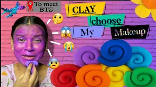 Clay choose my makeup 😱 || the sastamakeup #makeup #makeuptutorial #funny #viral