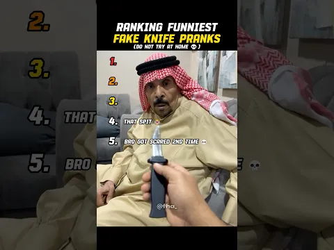 Ranking Funniest FAKE Knife Pranks 😭🔪 (Part 3) #ranking #pranks #funny #tiktok