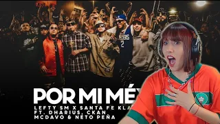 (REACCIÓN)Por Mi Mexico Remix 🇲🇽 - Lefty SM, Santa Fe Klan, Dharius, C-Kan, MC Davo & Neto Peña