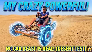 making homemade RC car+48volt motor || ￼ how to make at home Bagi car ||  Purane Saman Se car banayi