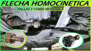 Fallas de la junta homocinetica y tips para revisarla facil