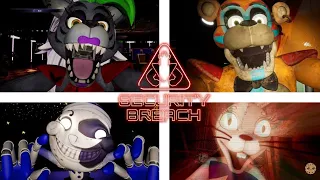 TODOS OS JUMPSCARE DE: Five Night At Freddy Security Breach