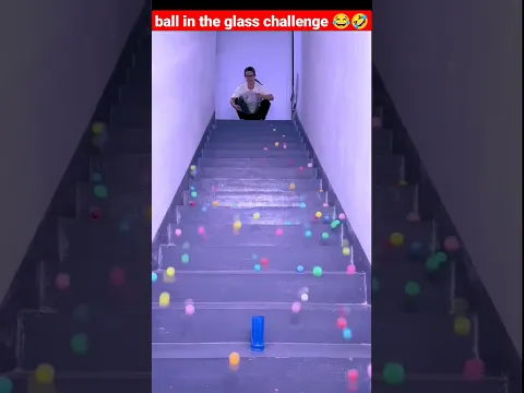 ball in the glass challenge 😂🤣 | play game and win gift #shorts