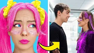 CAMBIO DE IMAGEN en una E-GIRL! 💖➡️🖤 Un famoso E-boy misterioso ⭐️