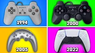 EVOLUÇÃO DOS CONTROLES DO PLAYSTATION