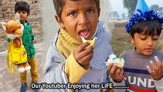 enjoying birthday party cake #Chotudon #dailyvlogs